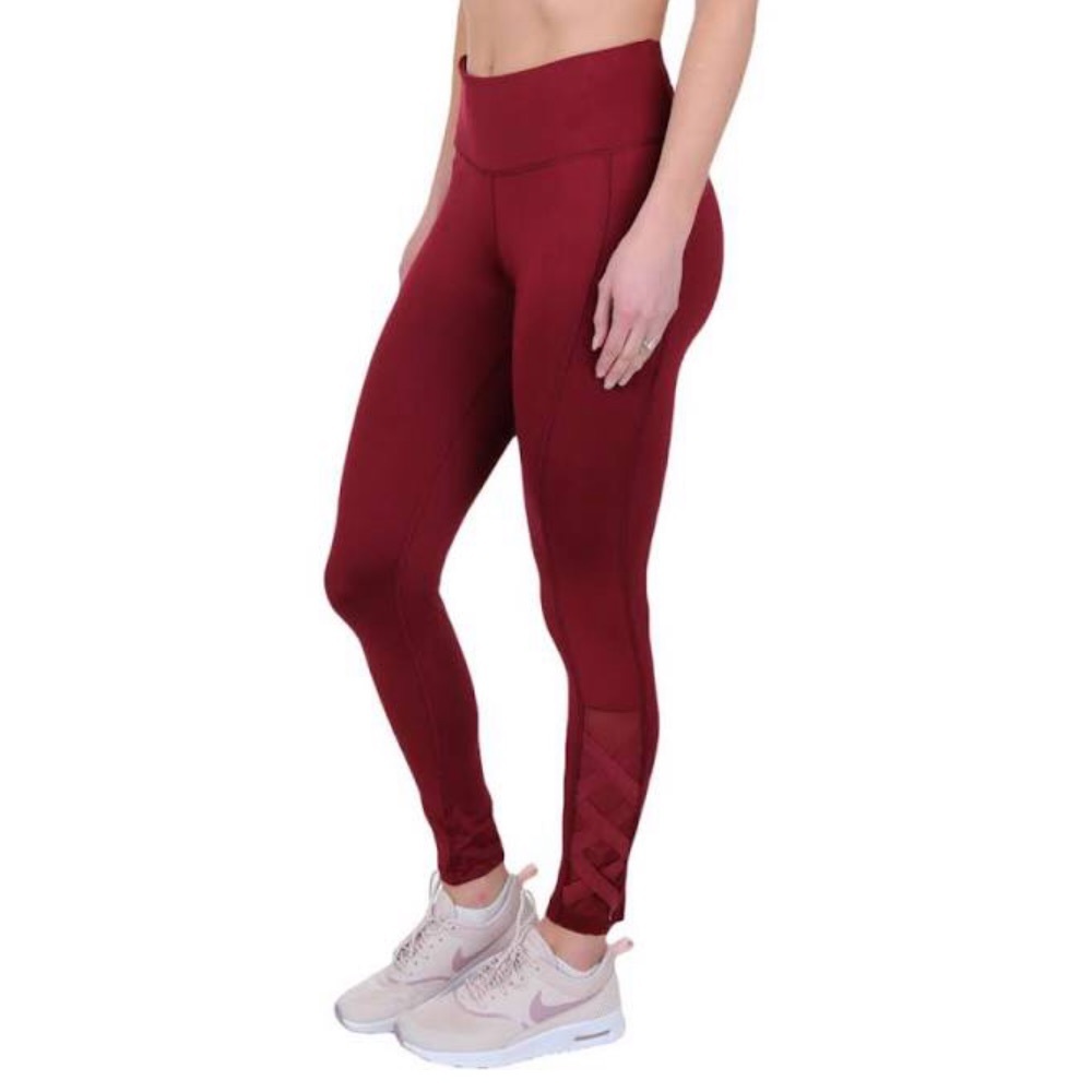 Tahari sport maroon leggings